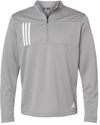 3-Stripes Double Knit 1/4 Zip Pullover