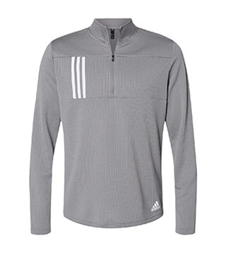 A482 - 3-Stripes Double Knit 1/4 Zip Pullover