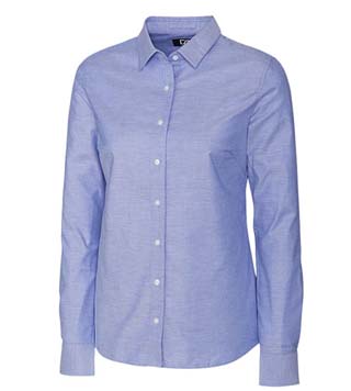 LCW00003 - Ladies L/S Stretch Oxford