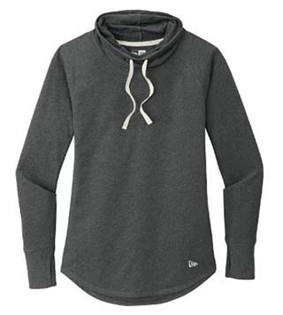 LNEA123 - Ladies Sueded Cowl Tee