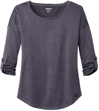 LOG141 - Ladies' Gravitate Scoop 3/4-Sleeve Tee